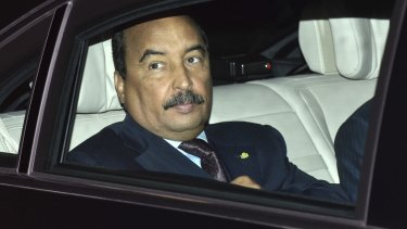 Mauritania's President Mohamed Ould Abdel Aziz.