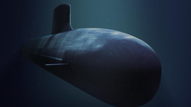 Stealthy winner: French submarine Shortfin Barracuda, designed by the DCNS group. 