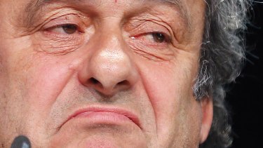 President of UEFA Michel Platini is urging Sepp Blatter to quit.