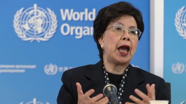 Margaret Chan, general director of the World Health Organisation, in Geneva on Tuesday.