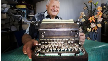 Zeljko ''Tom'' Koska has worked as a typewriter repairman and retailer in  Elgin St, Carlton, since 1966.