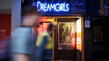Closed down: DreamGirls in Kings Cross. 