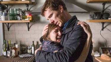 Kelly Macdonald as Julie Lewis and  Benedict Cumberbatch as Stephen Lewis star in <i>The Child In Time</i>.