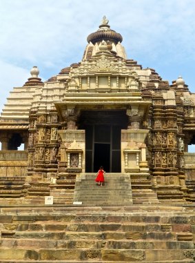 Devi Jagadambe temple in the western group. 