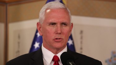 US Vice-President Mike Pence.