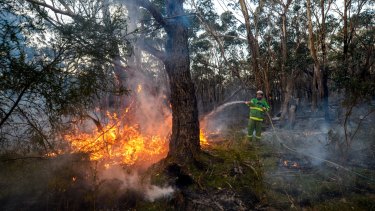 A bushfire that started as a controlled burn destroyed four houses in Lancefield in early October.