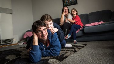Duncan Storrar with his daughter Indica, wife Cindy-Lee and daughter Jakalah-Rose. 