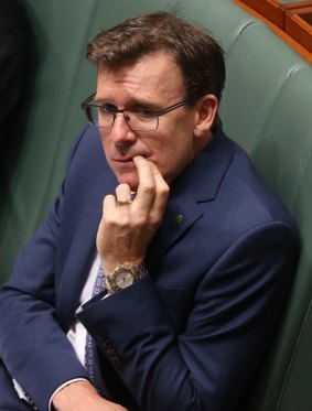 Human Services Minister Alan Tudge during question time on Thursday.