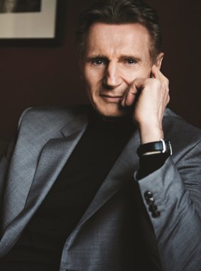 Liam Neeson says working with Martin Scorsese can be "f---ing terrifying''.