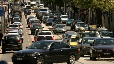 Traffic congestion is one of the prices Melbourne is paying for its population boom. 