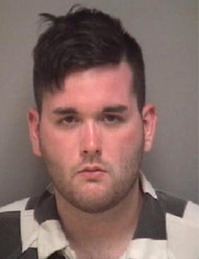 James Alex Fields, 20, has been charged over the fatal car crash.