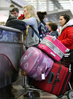 Baggage allowances can catch you out if you're changing from an international to a domestic flight.