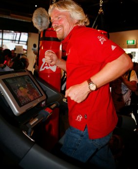 Sir Richard Branson makes time to exercise every day.