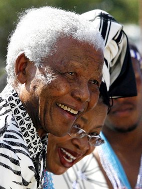 The late Nelson Mandela and his wife Graca Machel arrive in 2007 to see his grandson Mandla Mandela officially installed as head of the Mvezo Traditional Council by the King of the AbaThembu, Zwelibanzi Dalindyebo, one of six kings of the Xhosa people.