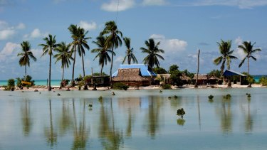 Rising sea levels are a significant threat to Kiribati.