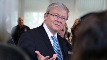 Former prime minister Kevin Rudd is the inaugural president of the Asia Society Policy Institute.
