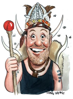 Andrew Flintoff won hearts, and I'm a Celebrity, get me out of here. <i>Illustration: John Shakespeare</i>