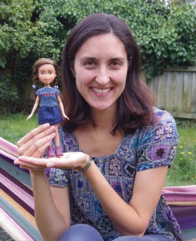 Sonia Singh and one of her Tree Change Dolls.