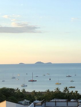 Airlie Beach's Pioneer Bay looks like a painting viewed from Toscana Village Resort.