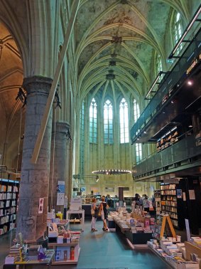 Boekhandel Dominicanen bookshop in Maastricht, Netherlands. 