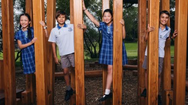 Year 6 students from Hurstville Public School who sat the Selective Schools test in 2017.