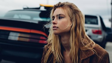 On a mission ... Lucy Fry stars in the TV adaptation of <i>Wolf Creek</i>.