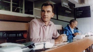 Peter Roebuck in 1993.