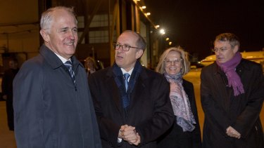 Prime Minister Malcolm Turnbull pictured arriving at the Paris climate summit last month