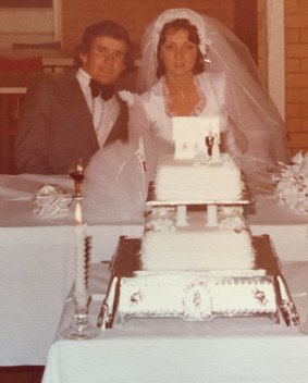 Gino and Connie Stocco on their wedding day.