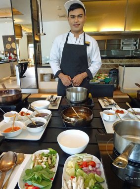 Chef Tonkaw from Saffron Restaurant at Banyan Tree Phuket Resort.