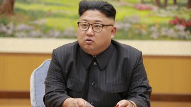 North Korean leader Kim Jong-un who is building a nuclear arsenal and has threatened to send more "gift packages" to the US.