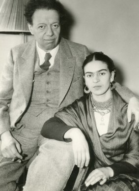 Acme Photo entitled Diego and Frida in NYC taken in 1933.
