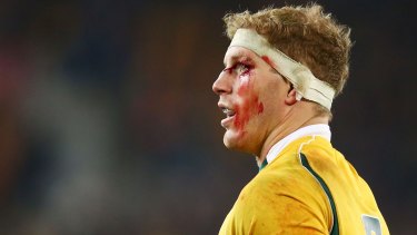 Battle scars: David Pocock will get a break from rugby in 2017.