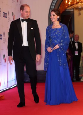 Catherine, Duchess of Cambridge and Prince William attend the Bollywood Inspired Charity Gala.