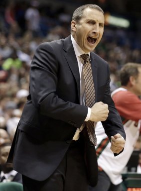 Steep learning curve: Cleveland Cavaliers head coach David Blatt yells from the sidelines during his first year as an NBA mentor.
