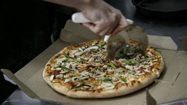 Deutsche Bank says Domino's is set to downsize its pizzas.
