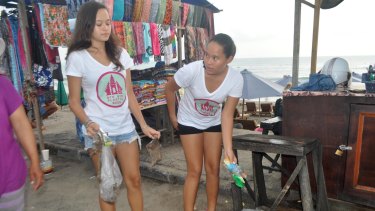 Balinese sisters Melati and Isabel Wijsen have pushed for an end to use of plastic bags.