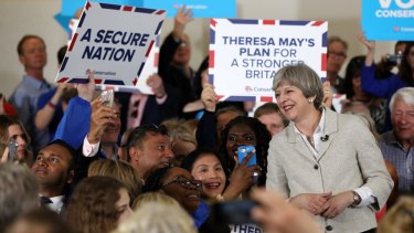 Theresa May was popular with voters aged over 55.