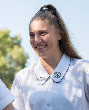 Young Matildas player Remy Siemsen is sitting her HSC in China while she participates in qualifiers for next year's FIFA under-20s Women's World Cup.