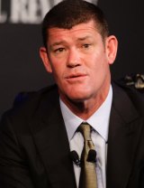 James Packer’s Macau joint venture Melco Crown is under pressure as a corruption crackdown leads to falling revenues across the industry.