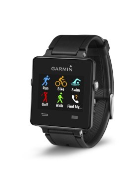 The Garmin Vivoactive feeds the wearer data tailored to their preferred activity.