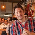 Jamie Oliver visited his Italian restaurant in Canberra in 2014.