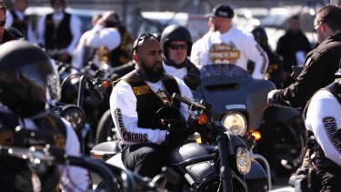 Almost 200 Commanchero bikies arrived in Canberra.