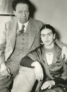 Diego and Frida in NYC (1933).