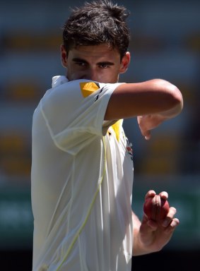 No answer to Dhoni: Mitchell Starc took a hammering.