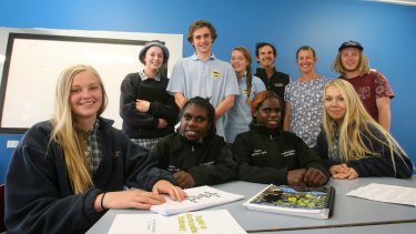 A small class at Bright College is the only class in Victoria learning an Indigenous language as part of their VCE.