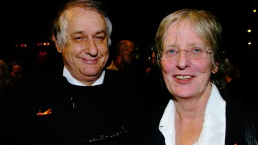 Bob Ellis and Anne Brooksbank in 2005.