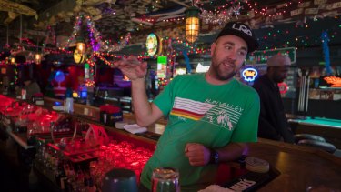 Hans Heller, bar manager at the Willow Den, in San Jose which is reportedly where Jarryd Hayne met the woman who has accused him of rape. 