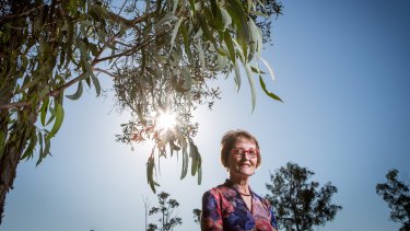 Keeping it together: Christine Bryden at her home in Queensland.
