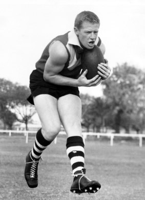 All in the family: Max Papley in action in 1964.